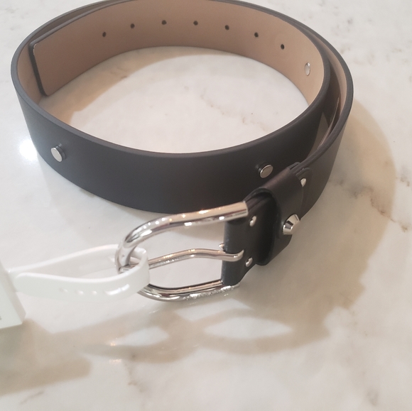 michael kors black belt womens